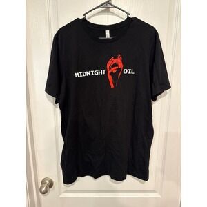 Midnight Oil Resist The Final Tour 2022 Band T Shirt Black Mens XL